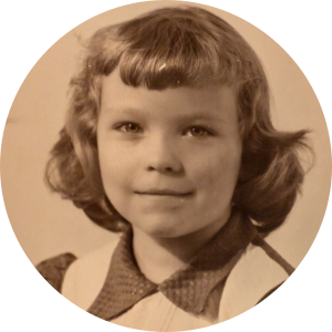Colleen Hyde as a young girl